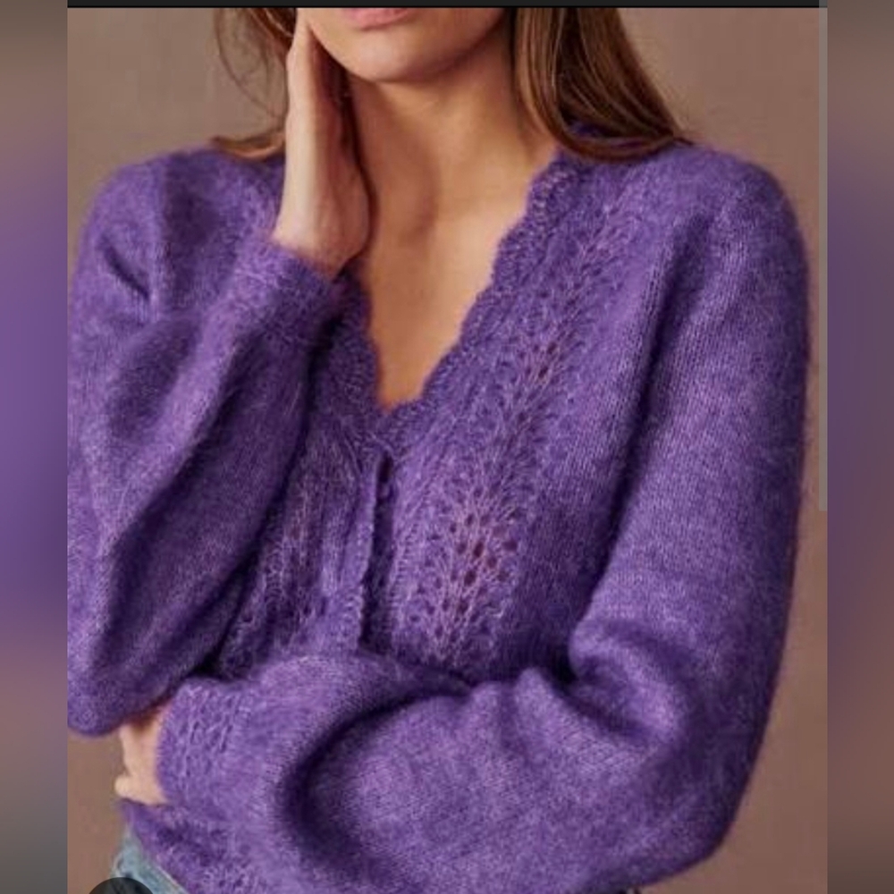 Sezane Angelie Cardigan Size M